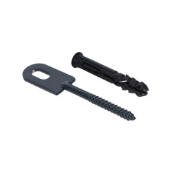 Kotvenie plotu 50X25mm s hmoždinkou, antracit Kotvenie plotu 50X25mm s hmoždinkou, antracit